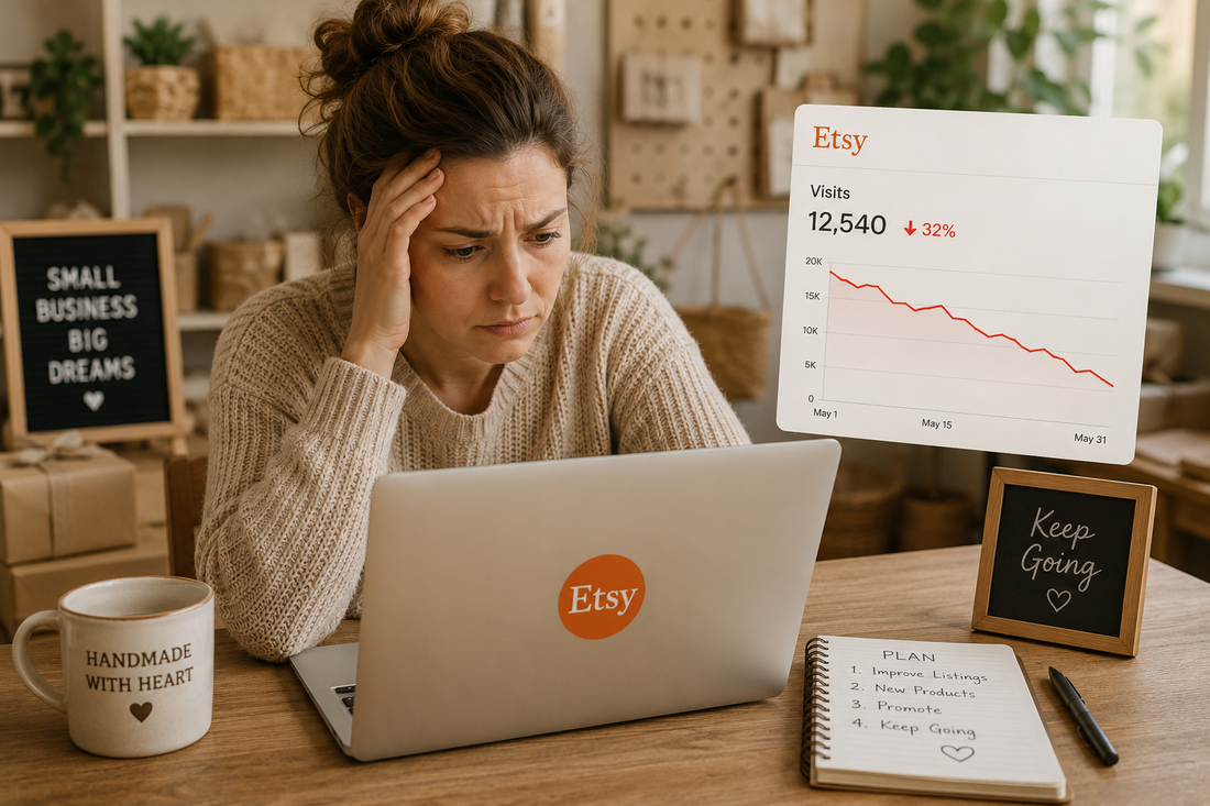 6 Reasons Your Etsy Sales Dropped...It's Not the Algorithim